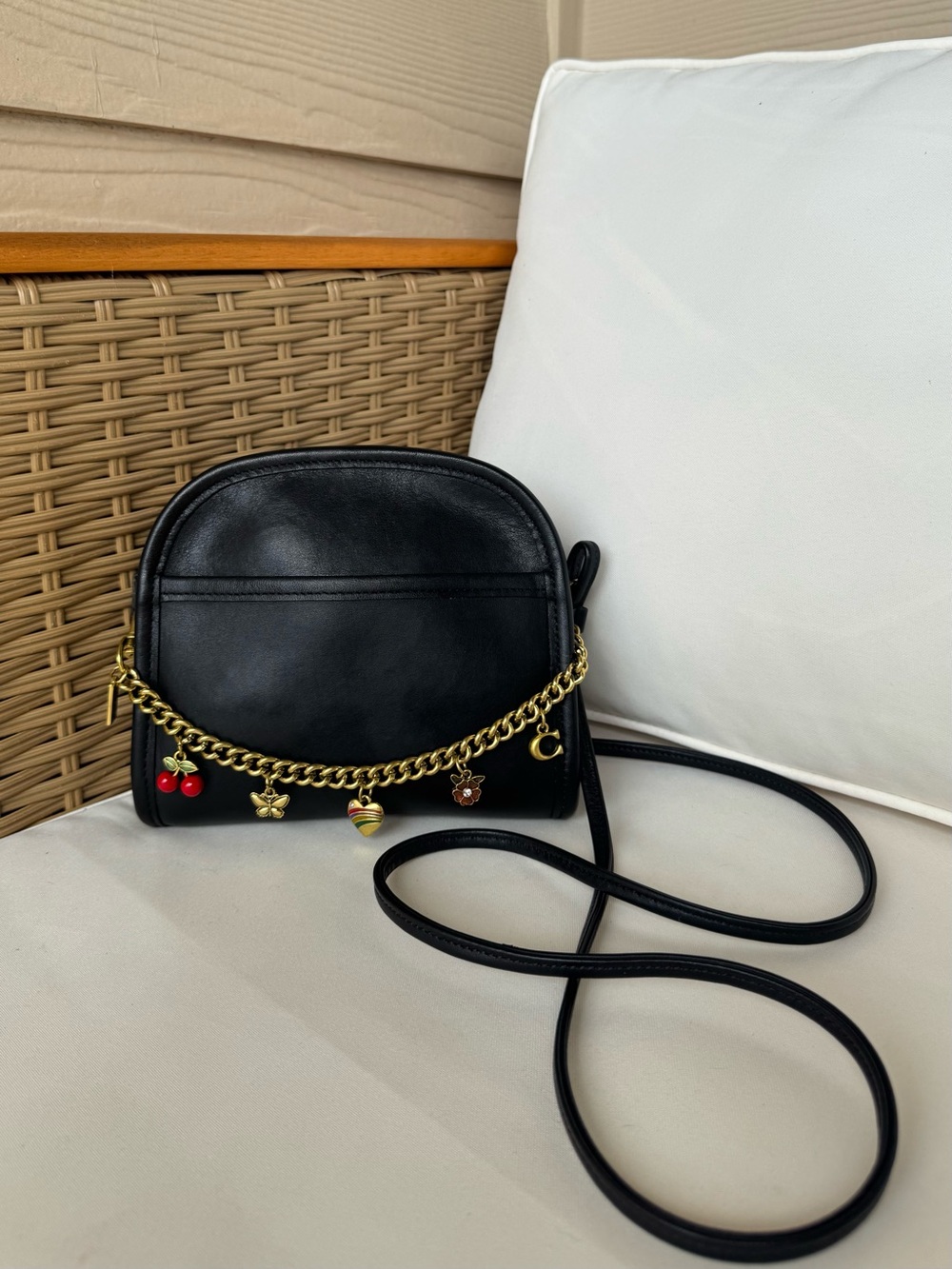 vintage Coach Abbie zip crossbody bag